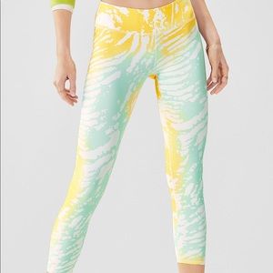 Fabletics Salar Printed PowerLite Capri in Aura